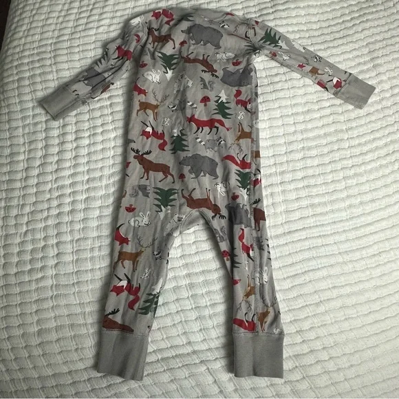 Hanna Andersson (18-24 Months) Night Night Sleeper- Organic Cotton, Printed Grey - Picture 6 of 6